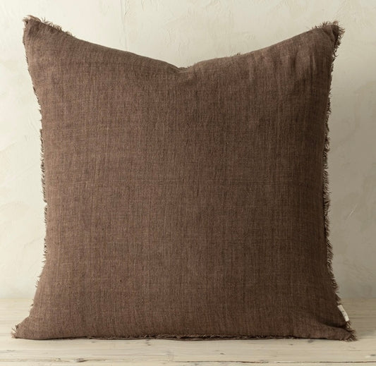 LINEN PILLOW COVER Cacao