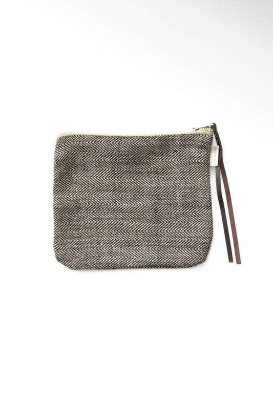 SCOTTIE HERRINGBONE COSMETIC POUCH