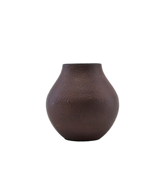 KESI PLUM METAL VASE