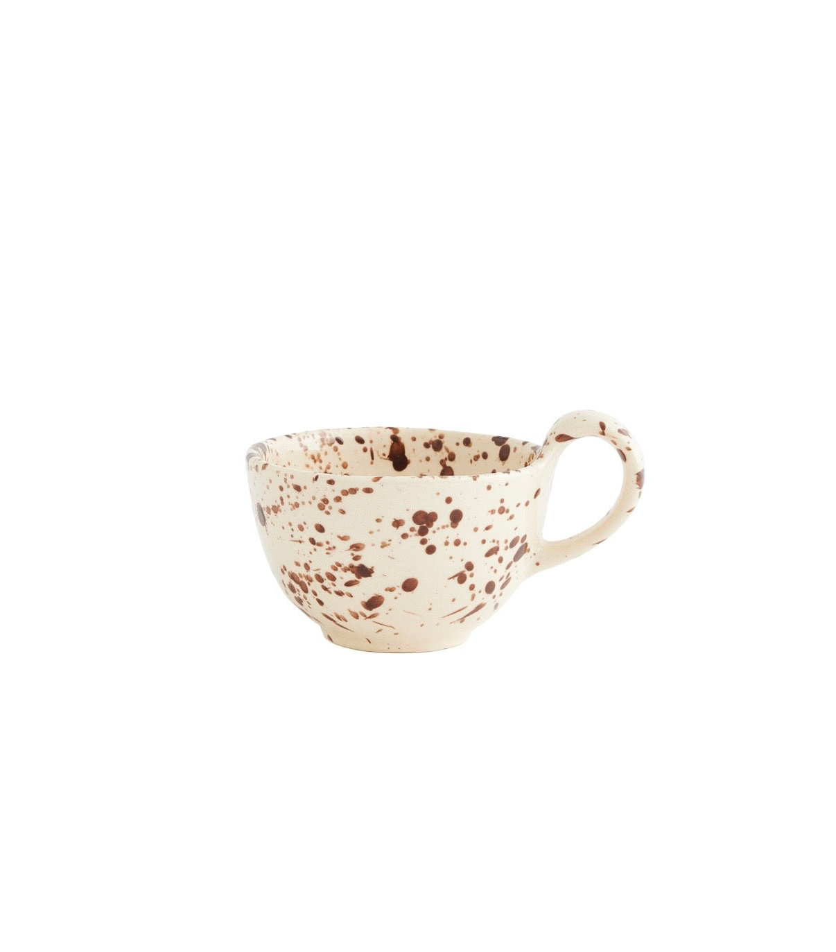 SPLATTERWARE CAPPUCCINO CUP Cacao