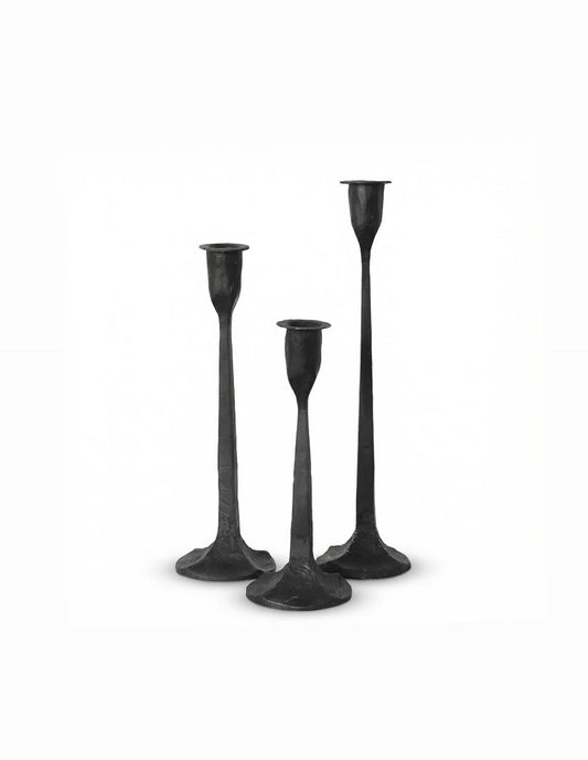 ANSON CAST IRON TAPER CANDLE HOLDER
