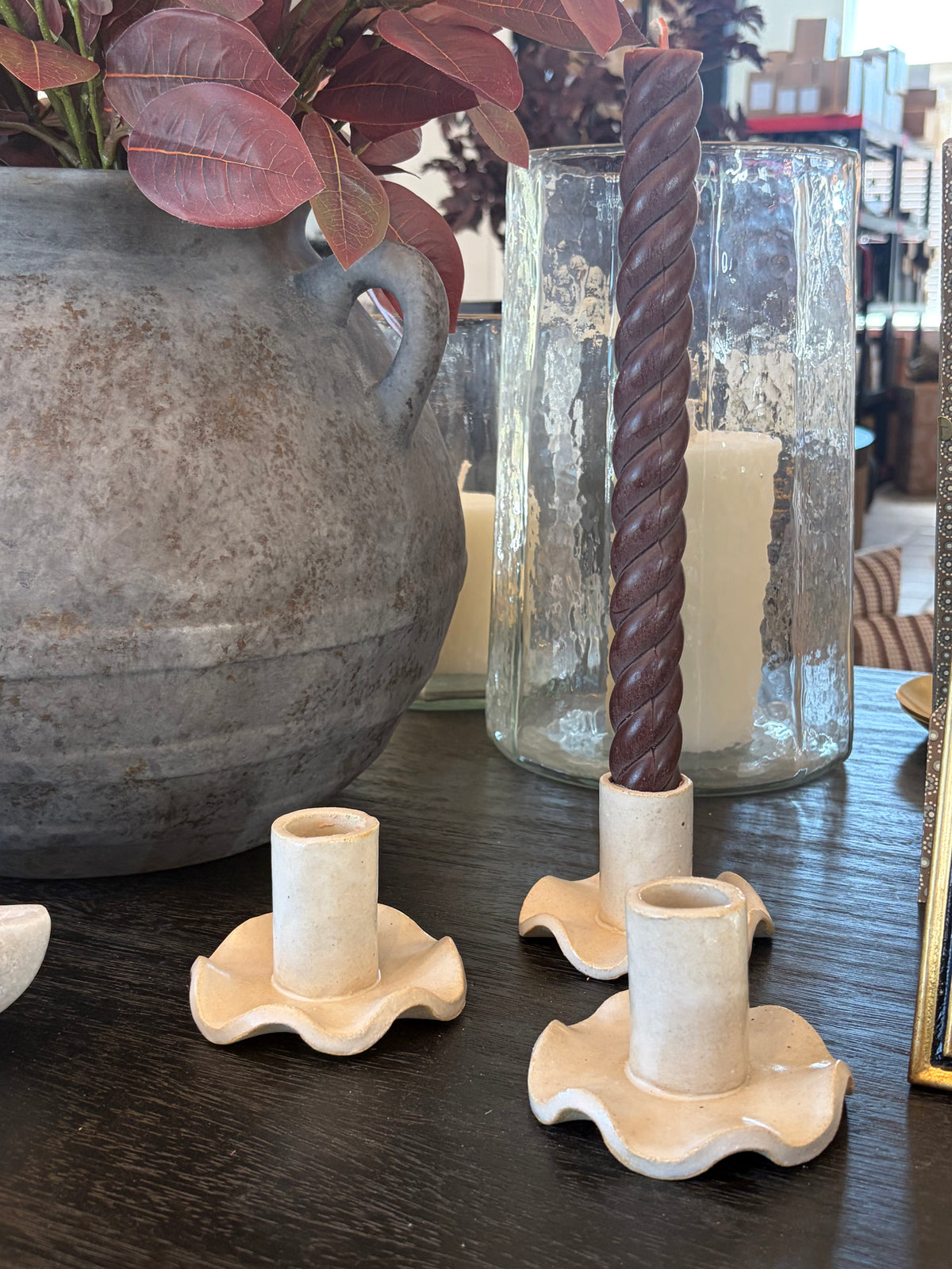 RUFFLE CANDLE HOLDER Salto