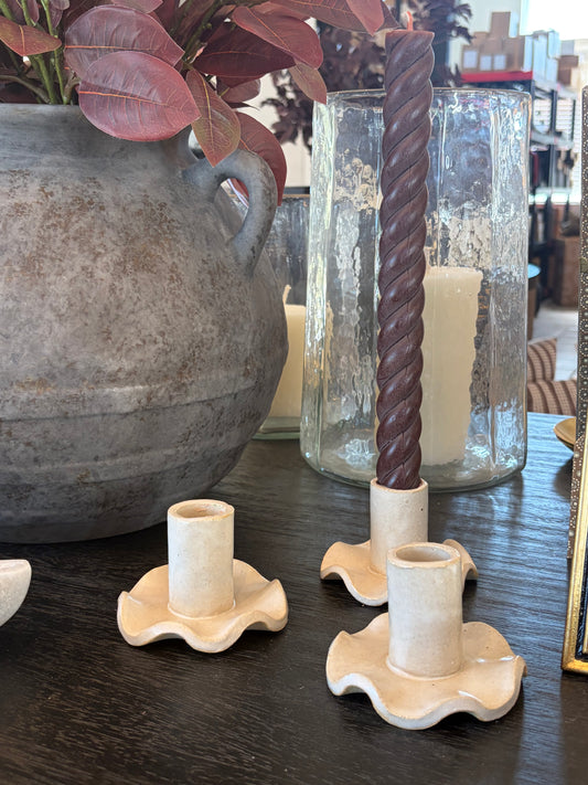 RUFFLE CANDLE HOLDER Salto