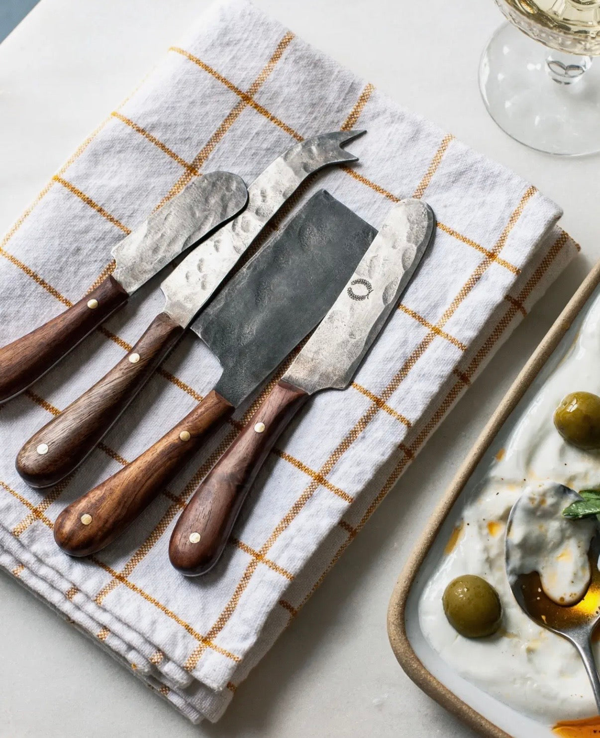 ARTISAN FORGED CHEESE KNIVES Farmhouse Pottery