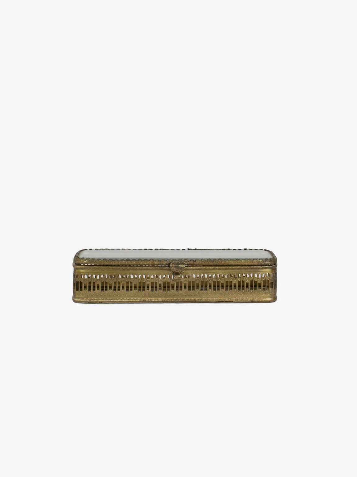 EMBELLISHED BRASS BOX