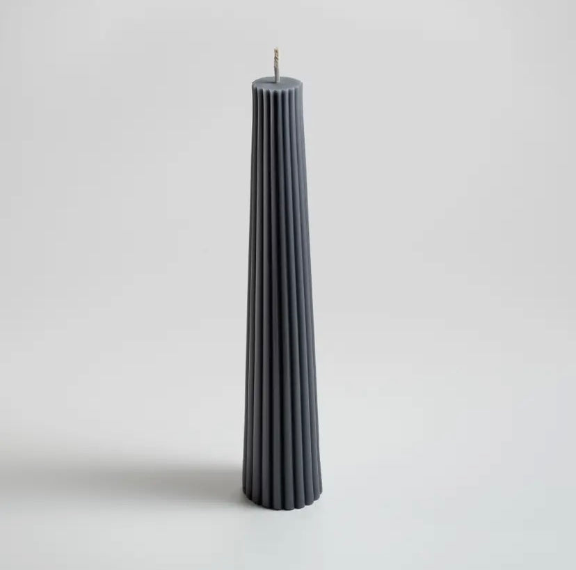 FLUTED PILLAR CANDLE Greentree Home