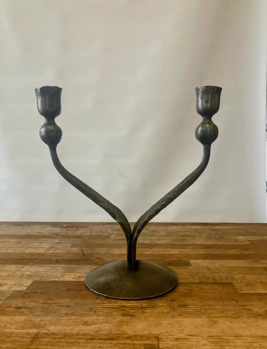 BLACKTHORNE HAND FORGED CANDELABRA