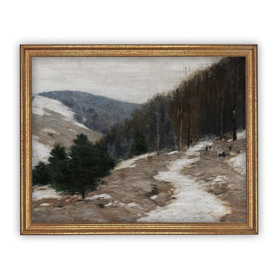 Winter Mountain Landscape