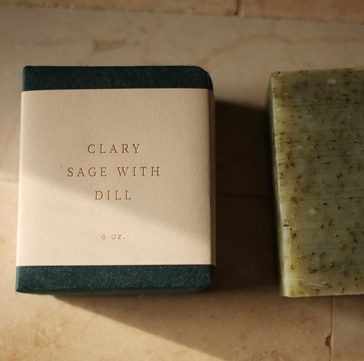 CLARY SAGE WITH DILL BAR SOAP     Saipua