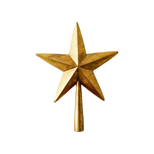 GILDED STAR TREE TOPPER