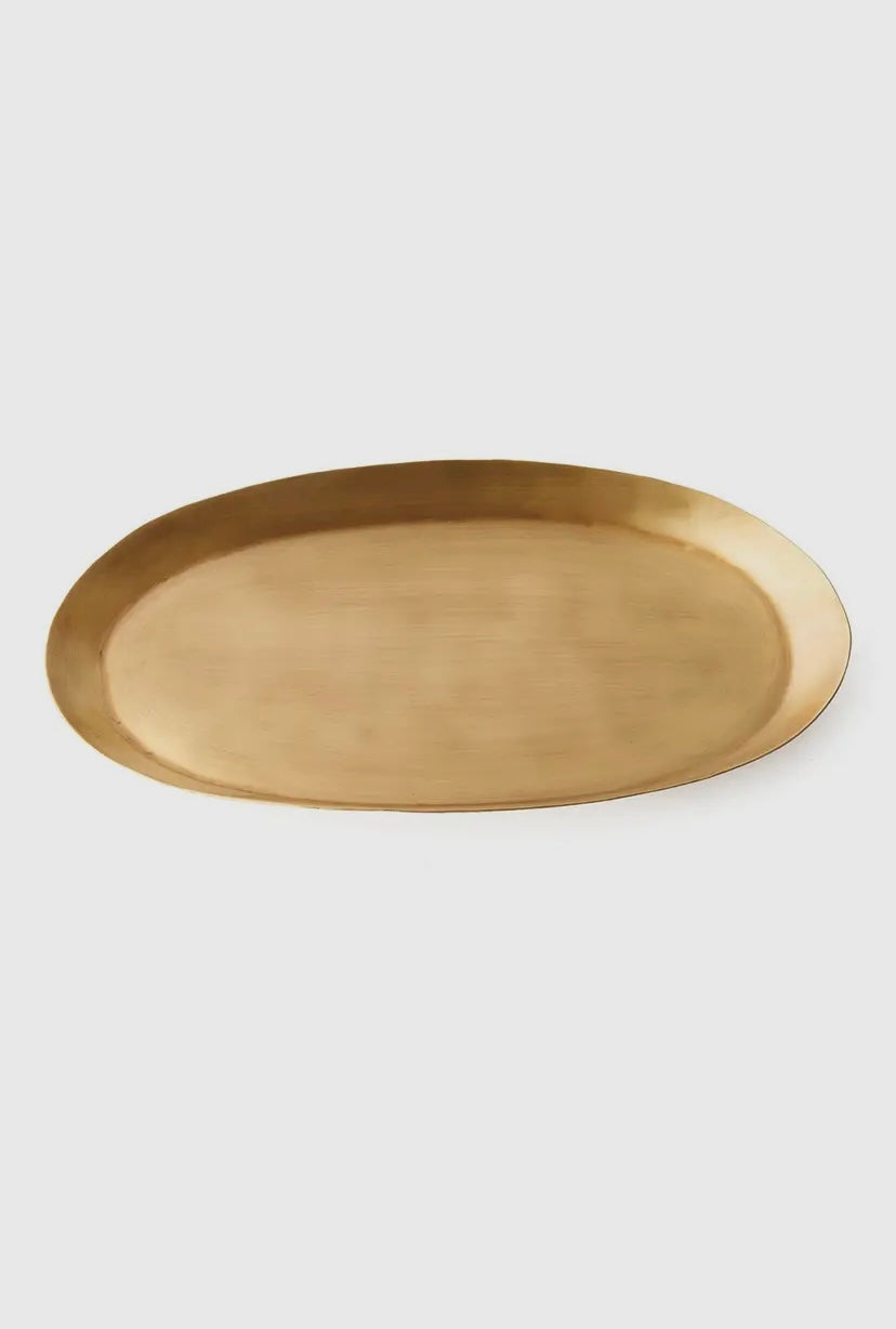 OVAL BRASS TRAY