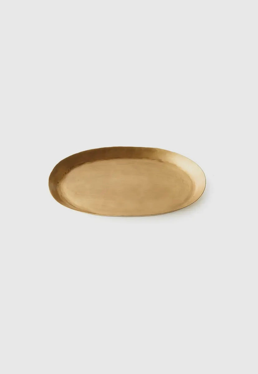 OVAL BRASS TRAY