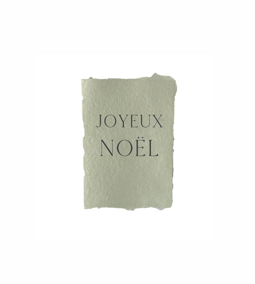 JOYEUX NOEL Note Cards Set of 4