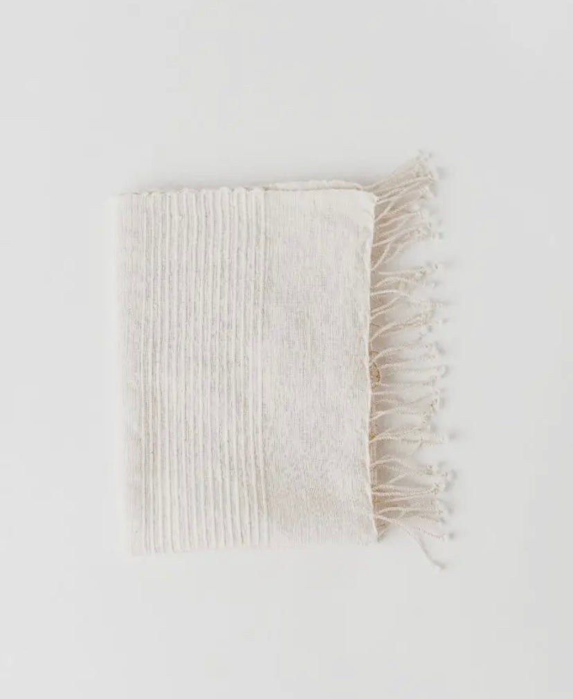 RIBBED COTTON HAND TOWEL
