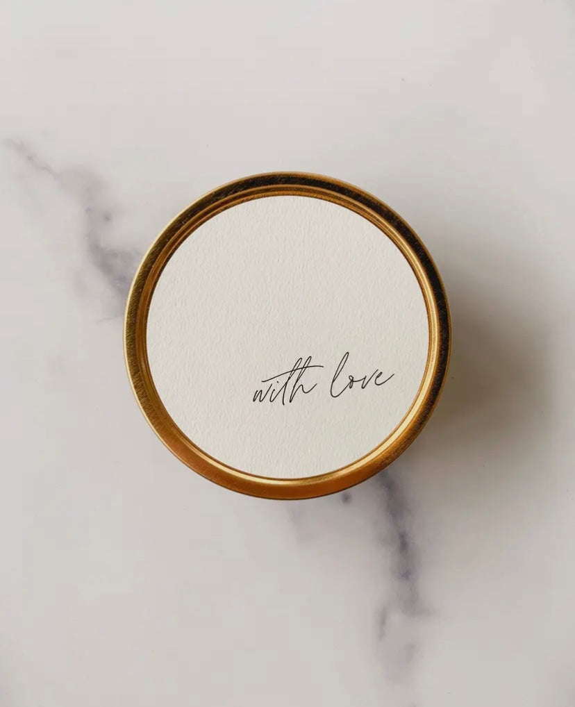 "With Love" Soy Candle Tin