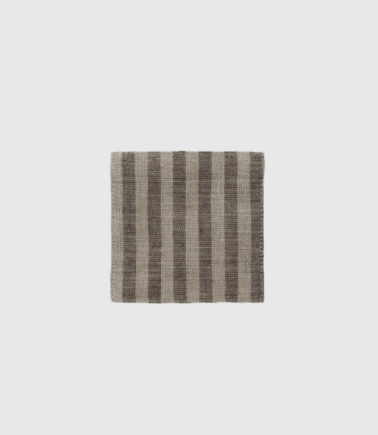 Square woven linen coasters.