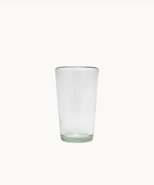 14 oz recycled glass pint showing subtle variations and bubbles