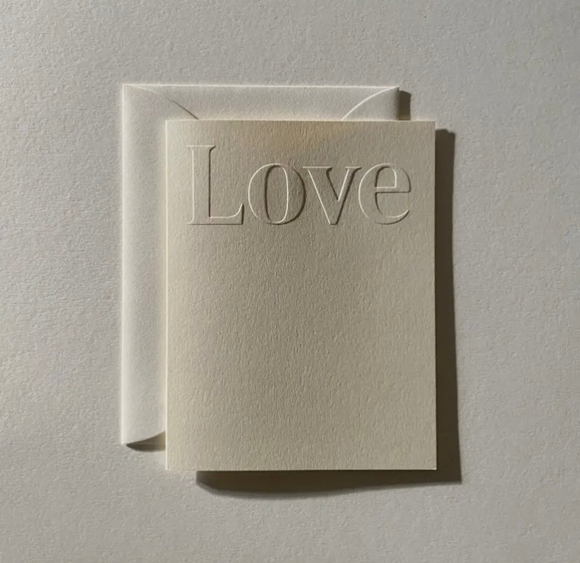 James Paper Card - Love