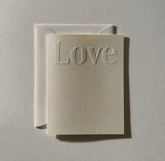 James Paper Card - Love