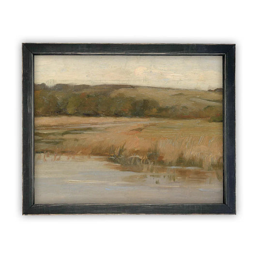 Lowcountry Landscape - Framed Southern Scene on Canvas
