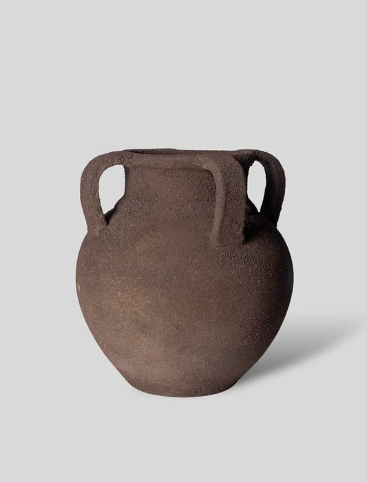 Rustic brown vase