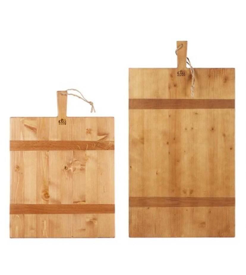 Medium and large pine boads from Etu Home.