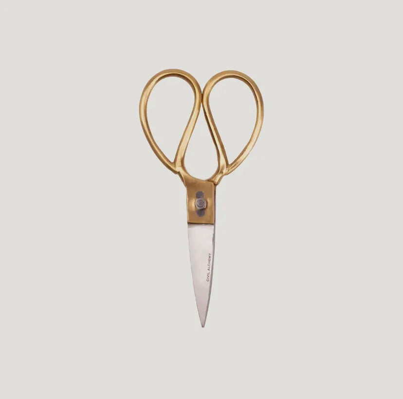 BRASS & STEEL UTILITY SCISSORS
