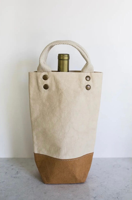 WINE TOTE (Beige)