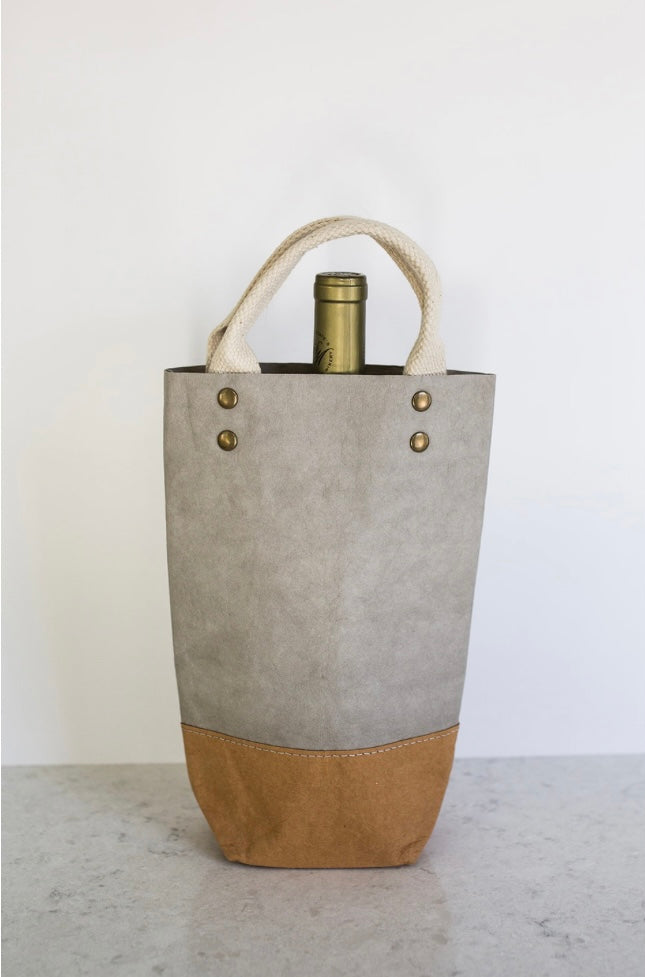 WINE TOTE (Gray)