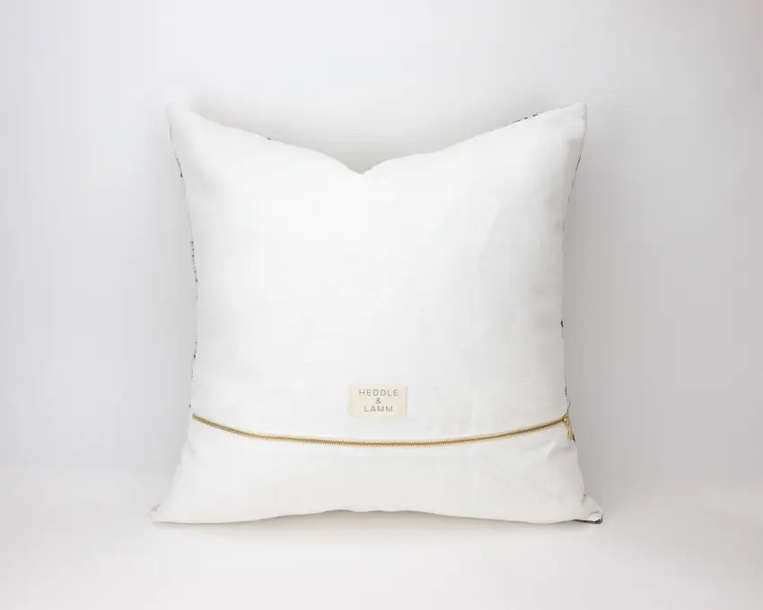 Indian Wool Pillow Cover Ivory