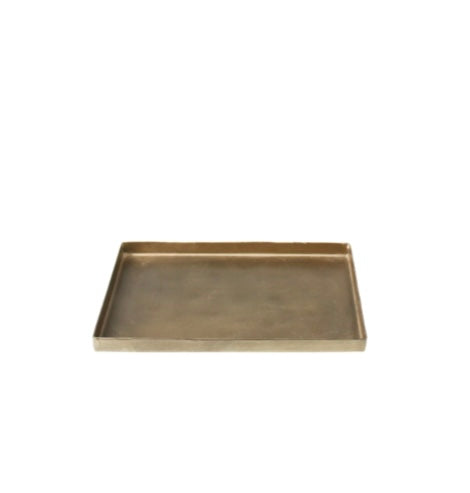 HAMMERED BRASS TRAY