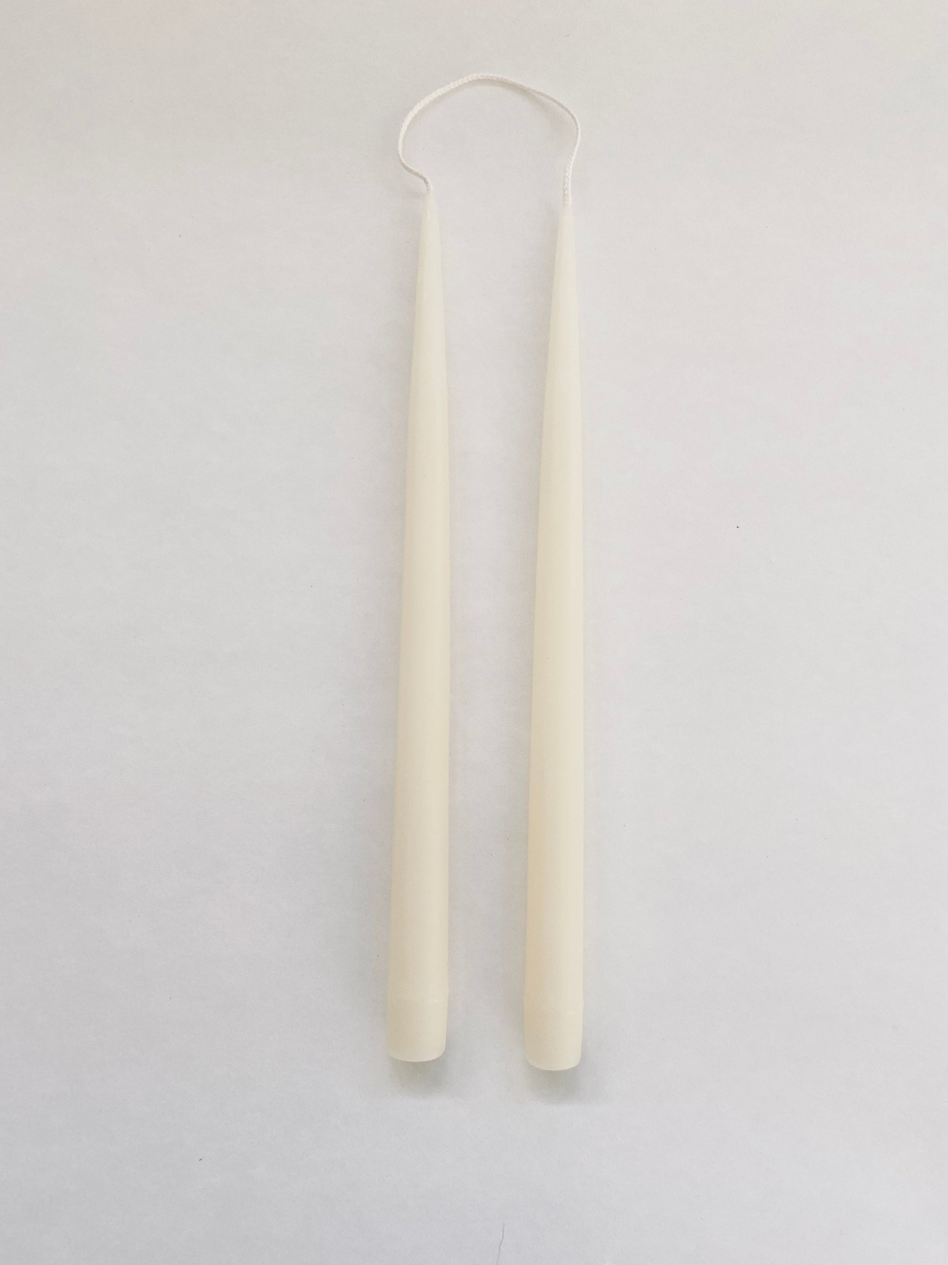 HAND DIPPED TAPER PAIR IVORY