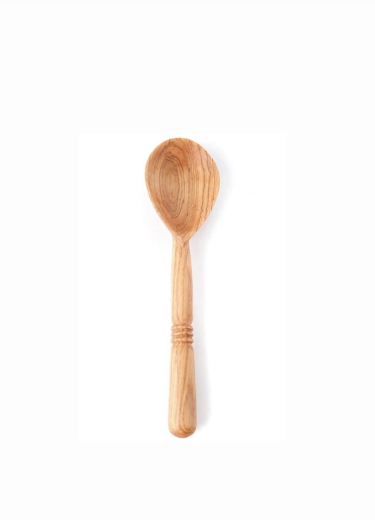 OLIVE WOOD SERVING SPOON