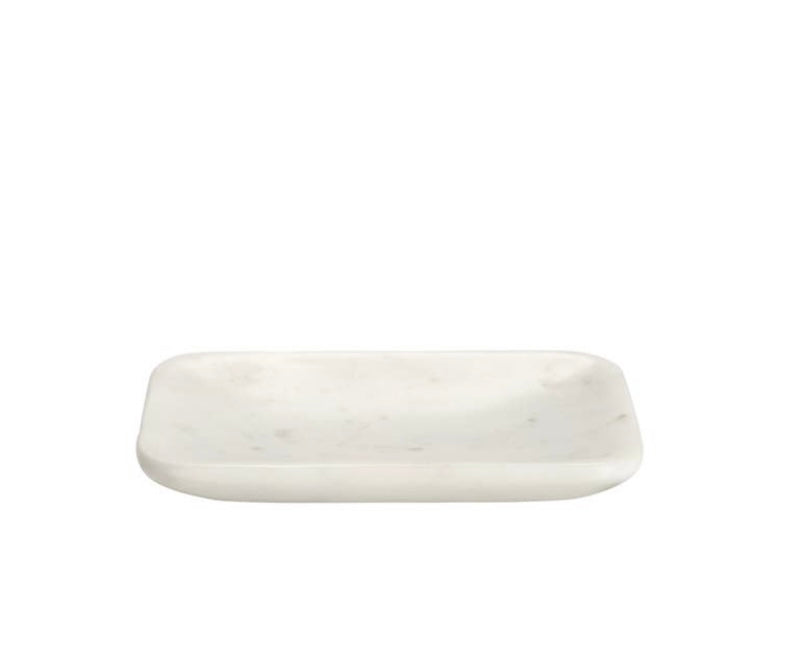 ROUNDED MARBLE SOAP DISH