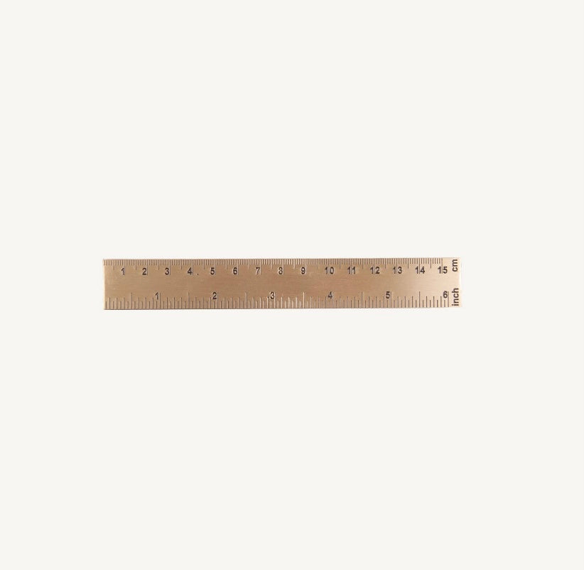 BRASS RULER